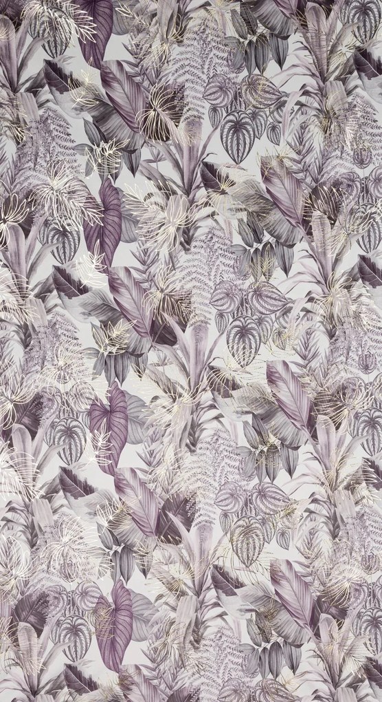 ZATEMŇOVACÍ ZÁVES NA PÁSKE DAVOS2 140X270 CM LISTY