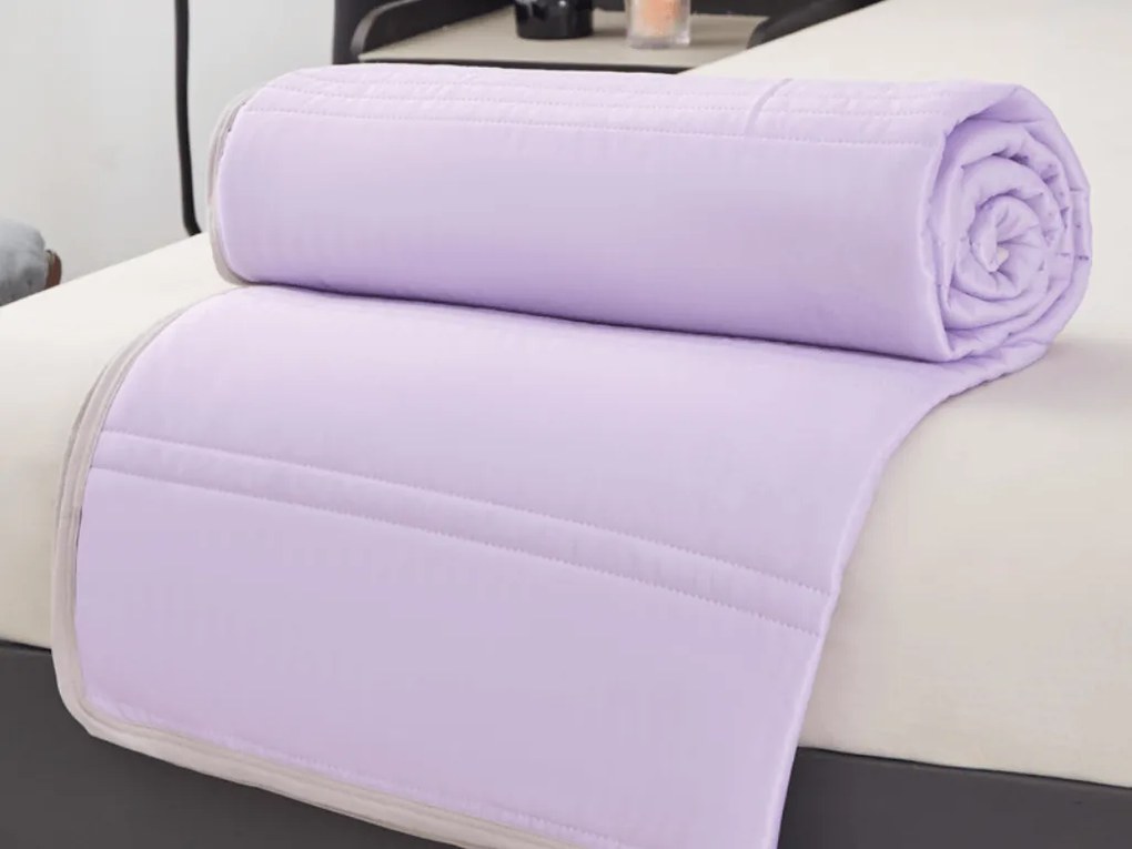 Chladiaca letná prikrývka CELIA, fialová Rozmer: 200 x 220 cm