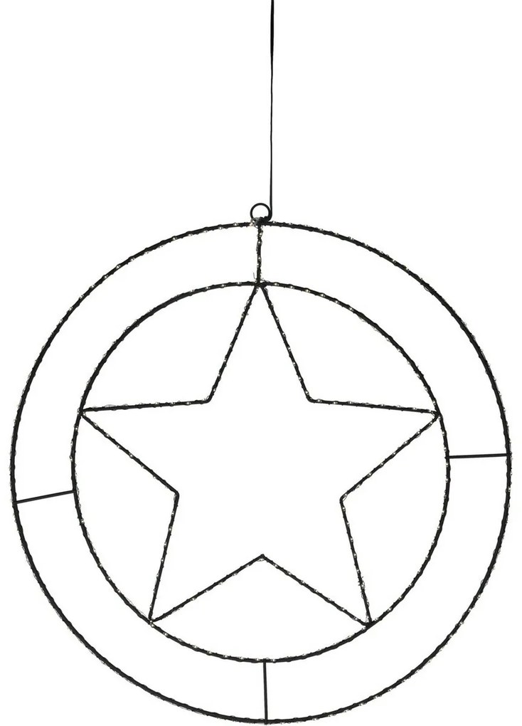 Vianočná závesná LED dekorace Trinket Star 270 LED, 52 cm