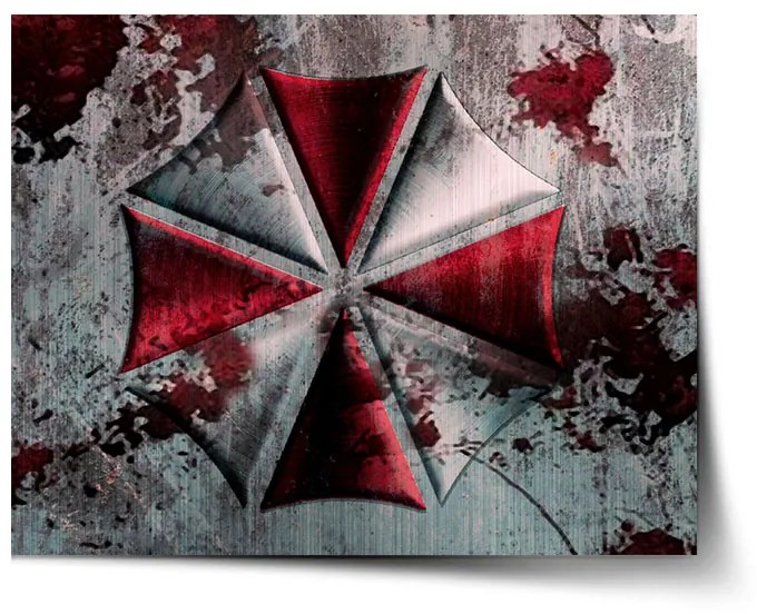 Sablio Plagát Resident Evil Umbrella Corporation Steel - 120x80 cm