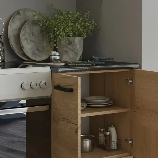 Kuchynská linka ROSALIA 240 cm dub craft