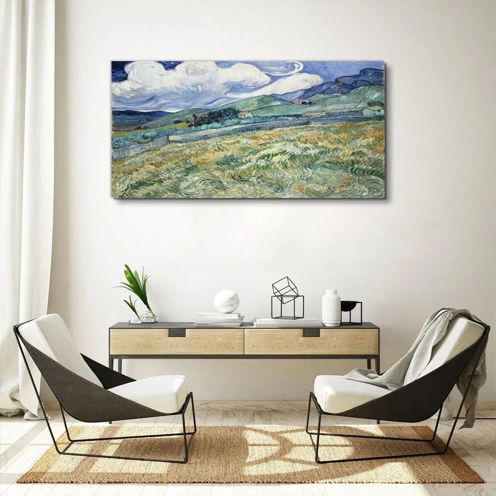 Obraz canvas Príroda van Gogh Mountains