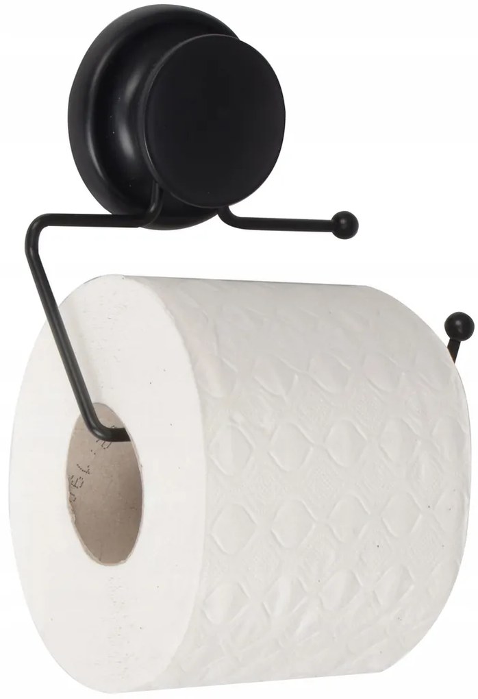 Držiak toaletného papiera - čierny