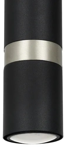 Luster na lanku JOKER 1xGU10/25W/230V čierna/matný chróm