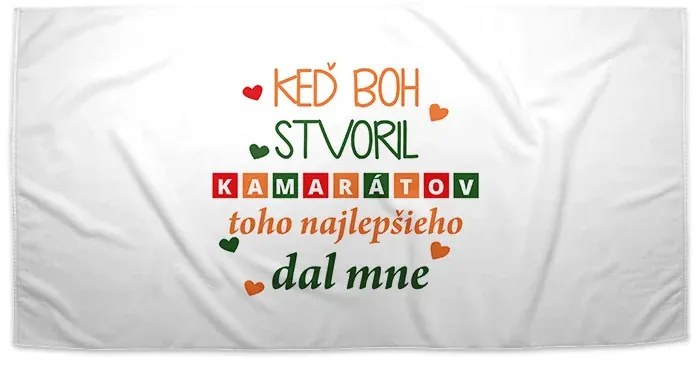 Sablio Uterák Keď Boh stvoril kamarátov - 70x140 cm