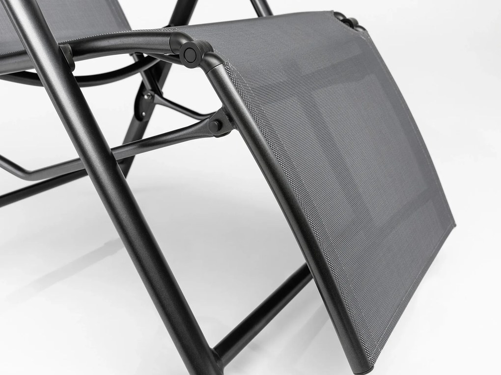 Cirrus Silver-Line relaxačné kreslo antracit