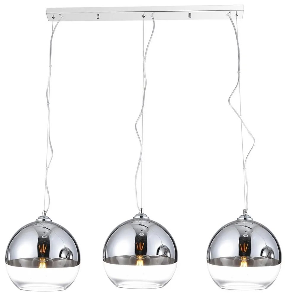 Azzardo AZ4751 - Luster na lanku BALL 3xE27/40W/230V