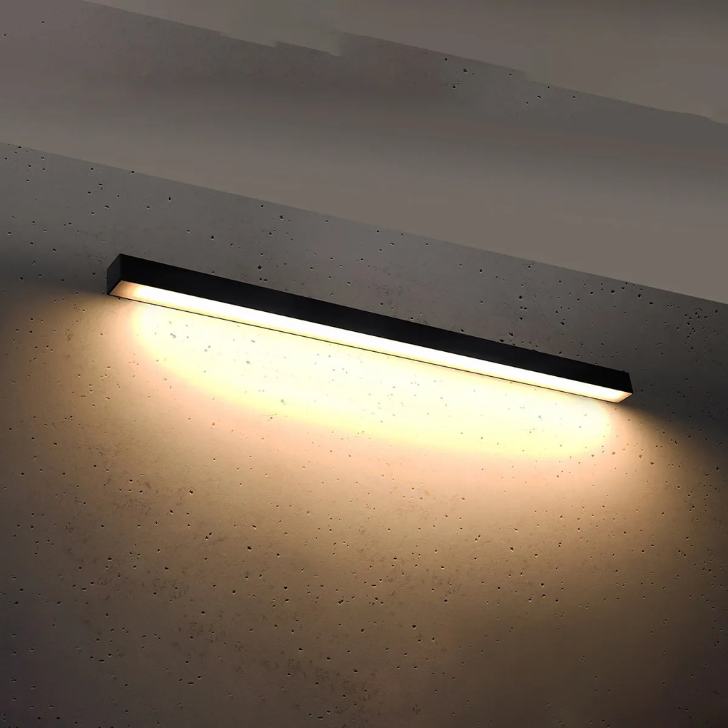 Nástenné LED svietidlo Pinne 117, 1x LED 31w, 3000k, b