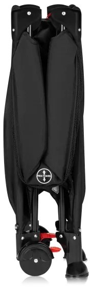 Lionelo - Cestovná postieľka LAURA čierny karbón