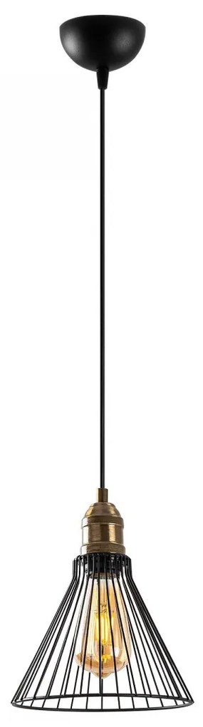 Stropné svietidlo Rozye I čierne