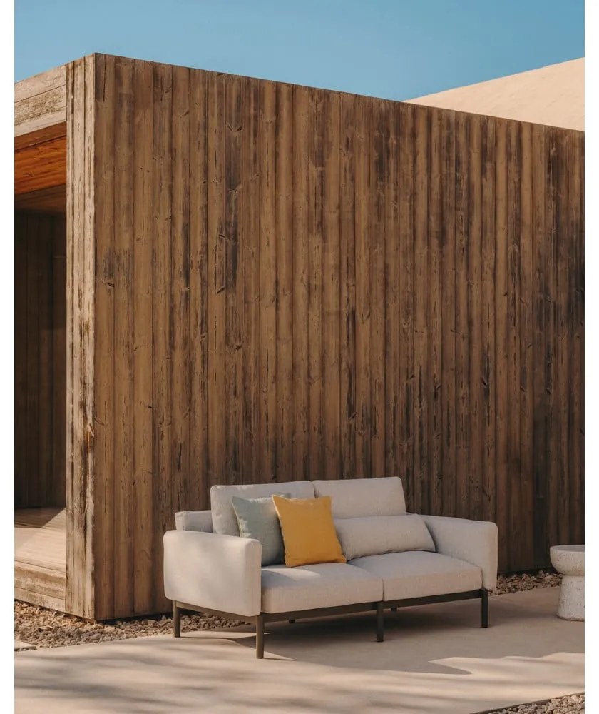 Svetlosivá záhradná modulárna pohovka 201 cm Sorells – Kave Home