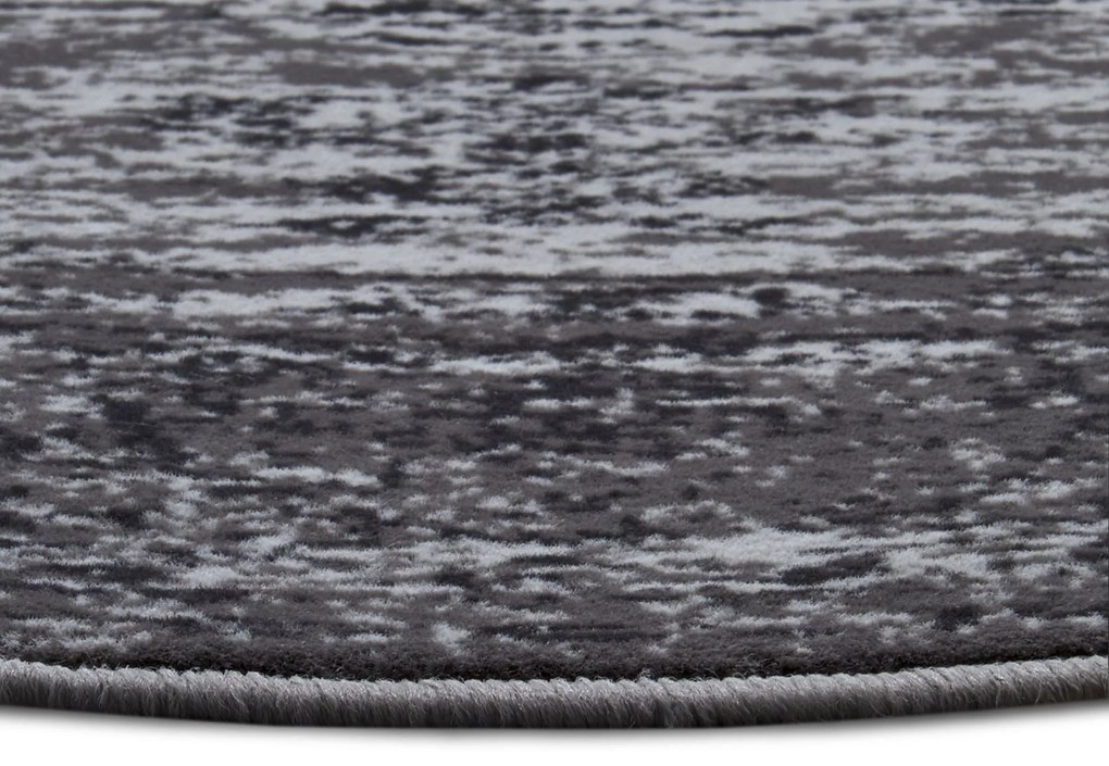 Hanse Home, Kusový koberec Gloria 105520 Mouse kruh, 160x160 (priemer) kruh, šedá, chodba / predsieň