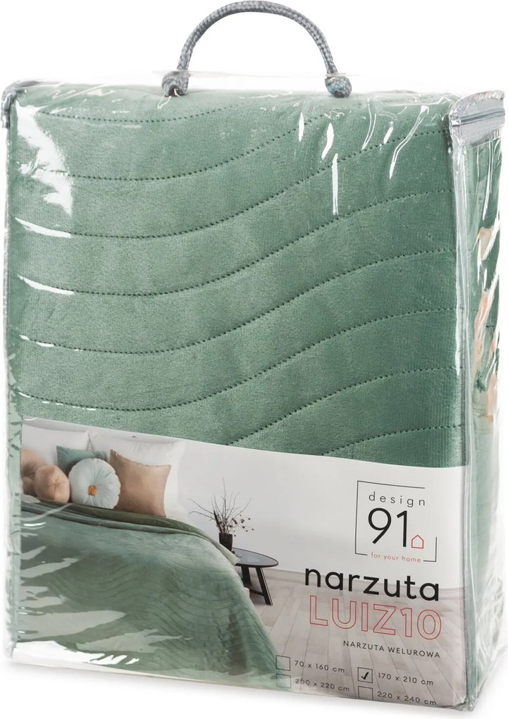 PREHOZ NA POSTEĽ LUIZ10 200X220 CM ZELENÝ