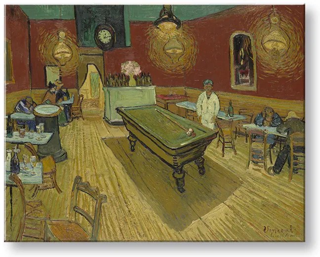 Obraz na plátne Vincent van Gogh - Nočná kaviareň | rôzne rozmery