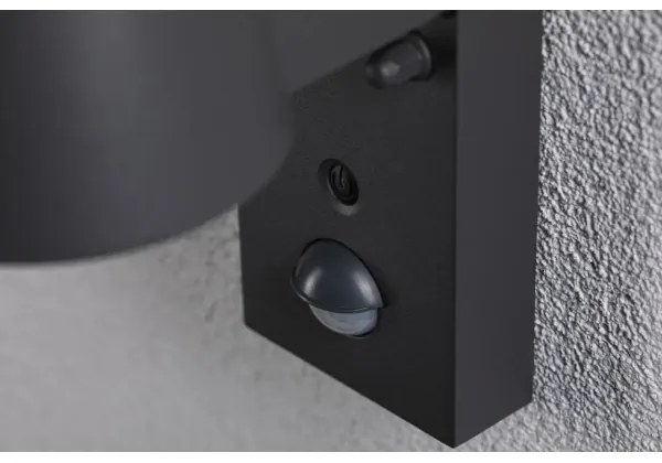 Paulmann 94714 - LED/6W IP44 Vonkajšie nástenné svietidlo so senzorom CAPERA 230V