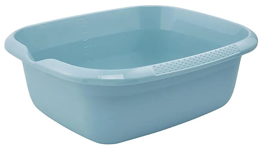 Obdĺžniková misa s výlevkou modrá 38x32x14 9l 680