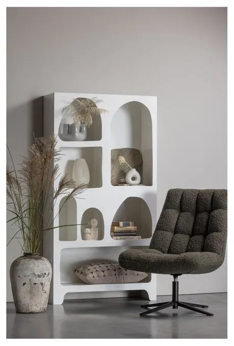 Biela knižnica 95x180 cm Caz – WOOOD