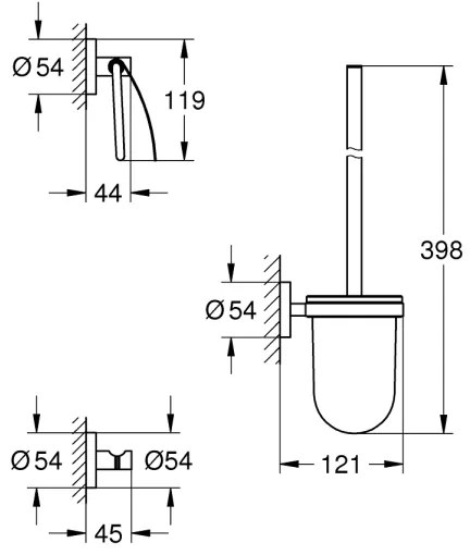 GROHE 41204000 - Súprava príslušenstva QUICKFIX START, lesklý chróm