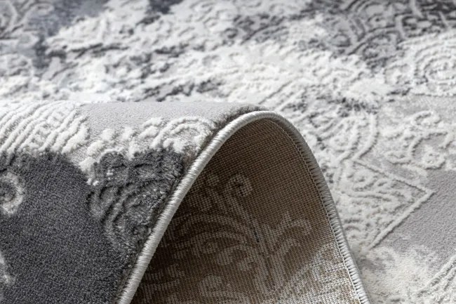 Koberec ALLURE 5715 svetlosivý / biely