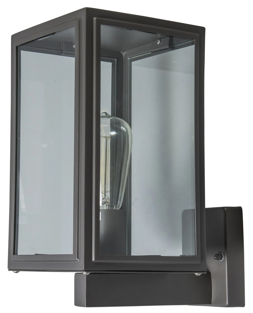 Priemyselná nástenná lampa sivá IP44 - Sutton Up