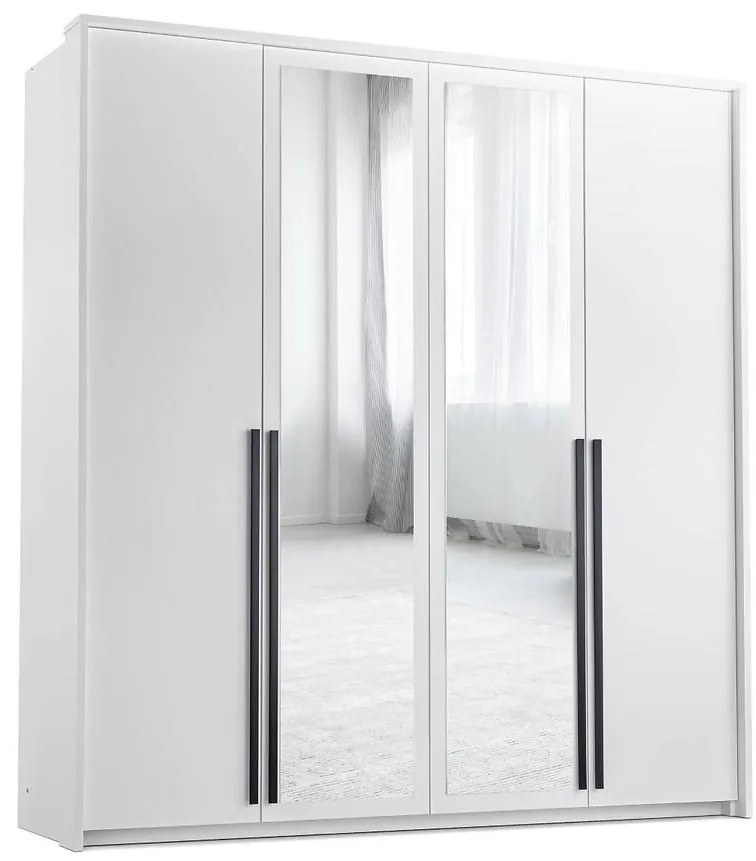 Skriňa Naomi 210 biela/zrkadlo