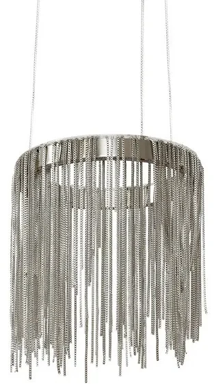 Závesné LED svietidlo Cascata, 1x LED 54w, 3000k, ch
