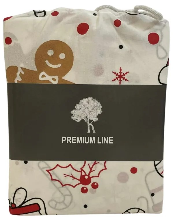 Bavlnené obliečky GINGER JOY biele Rozmer obliečky: 70 x 90 cm | 140 x 200 cm