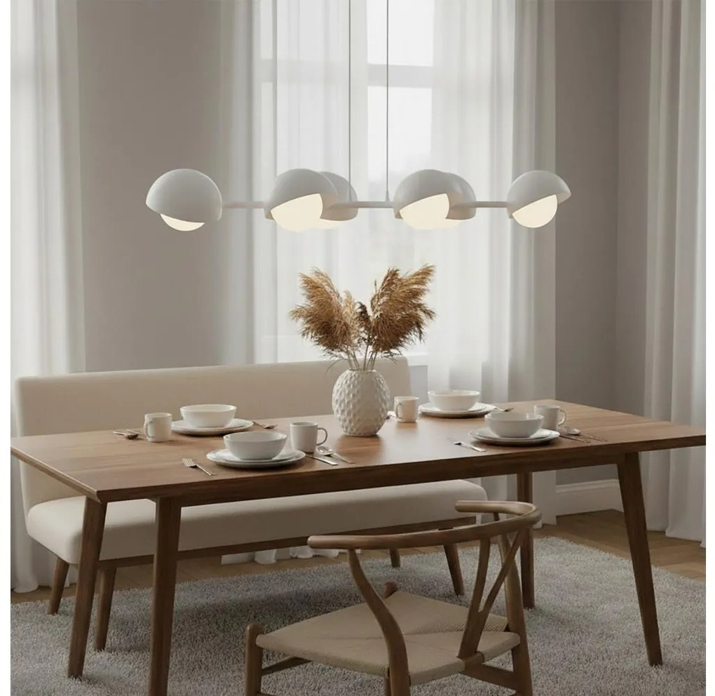 Luster na lane BOOM 6xG9/8W/230V biela