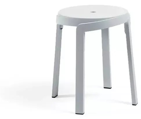 STACK MINI záhradná stolička gesso