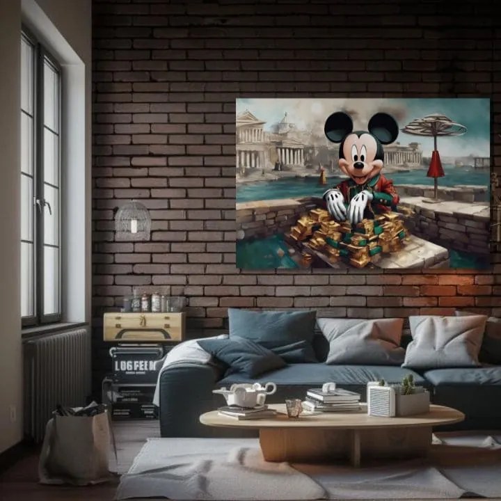 Obraz na plátne - Bohatý Mickey Mouse | different dimensions
