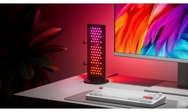 Nanoleaf N7602K00-1LB-LED RGBIC stmievateľná nabíjacia stanica 2700-6500K 5V čie