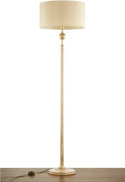 BRILAGI - Stojacia lampa SAPHIRE 1xE27/15W/230V krémová/zlatá/patina