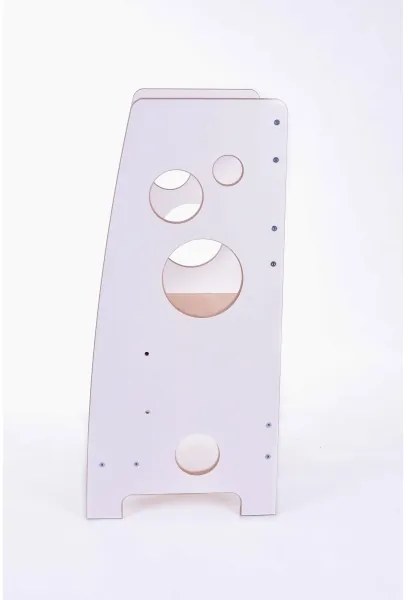 Učiaca veža LINDA biela/javor