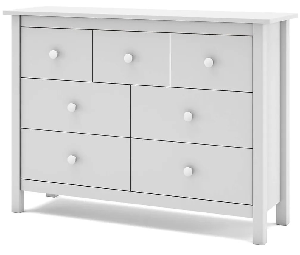 Komoda xamia 110 x 80 cm biela MUZZA