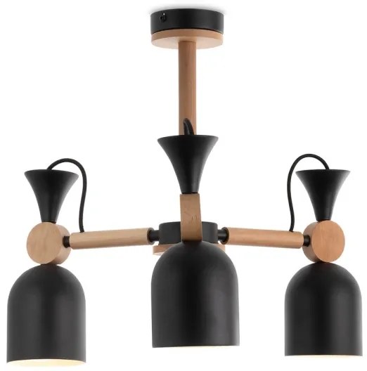 Luster na tyči MONTE 3xE27/60W/230V