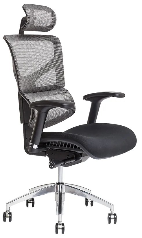 Kancelárska ergonomická stolička Office Pro MEROPE SP — viac farieb, nosnosť 135 kg Čierna