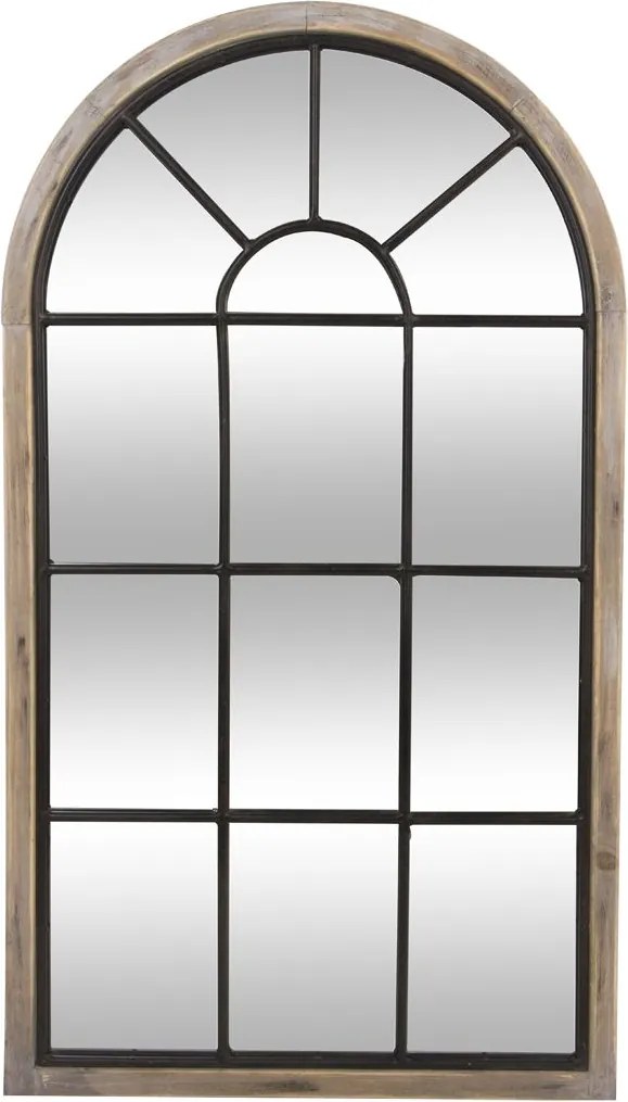 Zrkadlo Zoe, hnedé/čierne