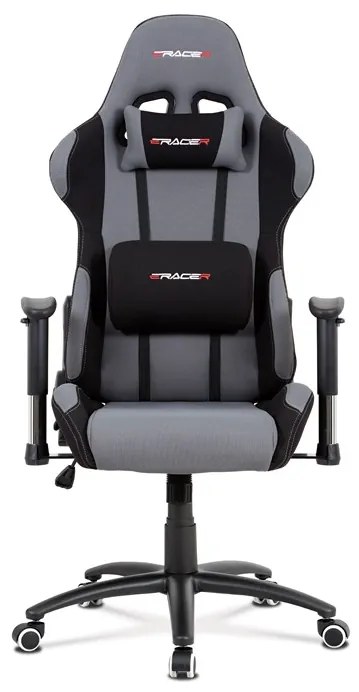 BONTEC Kancelárske kreslo, hojdací mechanizmus, šedá látka, KA-F01 GREY Farba: Šedá