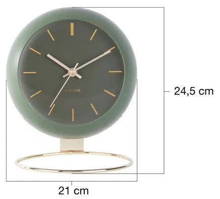 Designové stolní hodiny 5832GR Karlsson 25cm