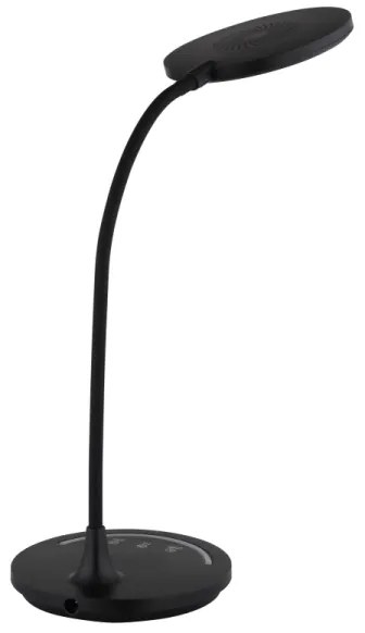 Globo 58483 - LED stmievateľná dotyková stolná lampa KENNY LED/12W/230V čierna