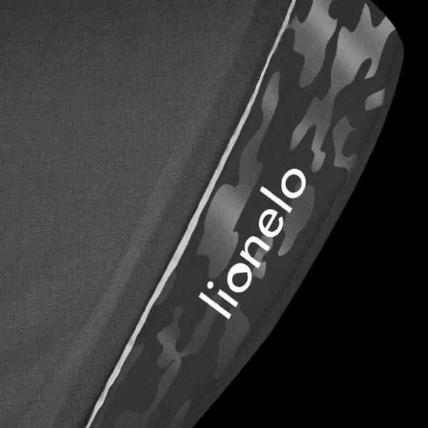 Lionelo - Detská trojkolka HAARI sivá/čierna