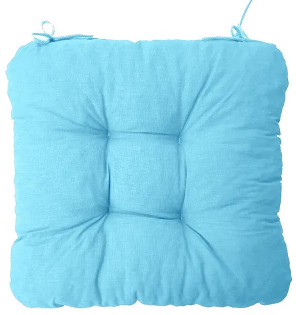 Podsedák na stoličke Soft azúrový