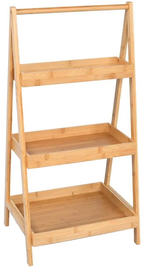 Kúpeľňová Polička Bambus 40x30xh80cm Sca0210aa-A