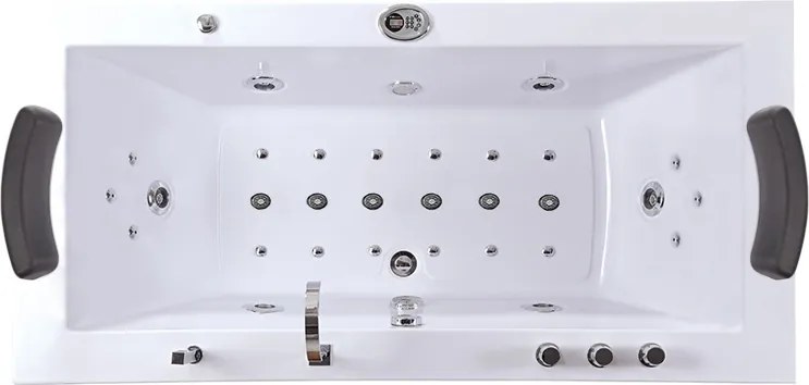 Terra Hydromasážna vírivá vaňa RAMONA 640H 180x90 s ohrevom vody