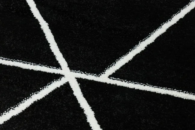 Koberec LIMA C877B čierny / biely