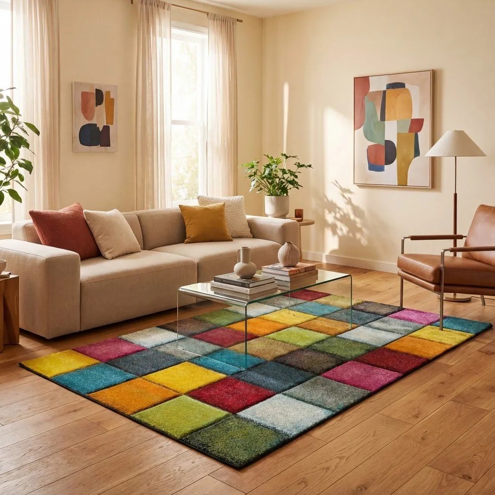 Behúň Universal Matri× Square, 60 × 120 cm