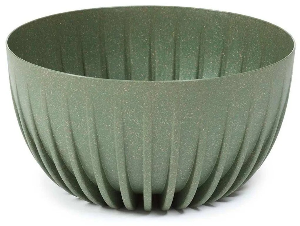 Kvetináč pásikavý ECO 24 cm zelený