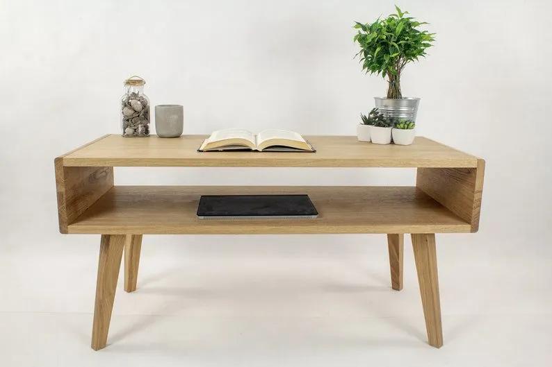Konferenčný stolík LUANA - 100x60cm,Prírodný dub