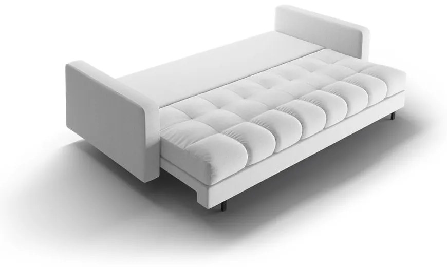 Svetlosivá rozkladacia/s úložným priestorom pohovka 222 cm Bali – Cosmopolitan Design