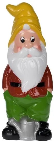Záhradný trpaslík so žltou čiapkou 30 cm